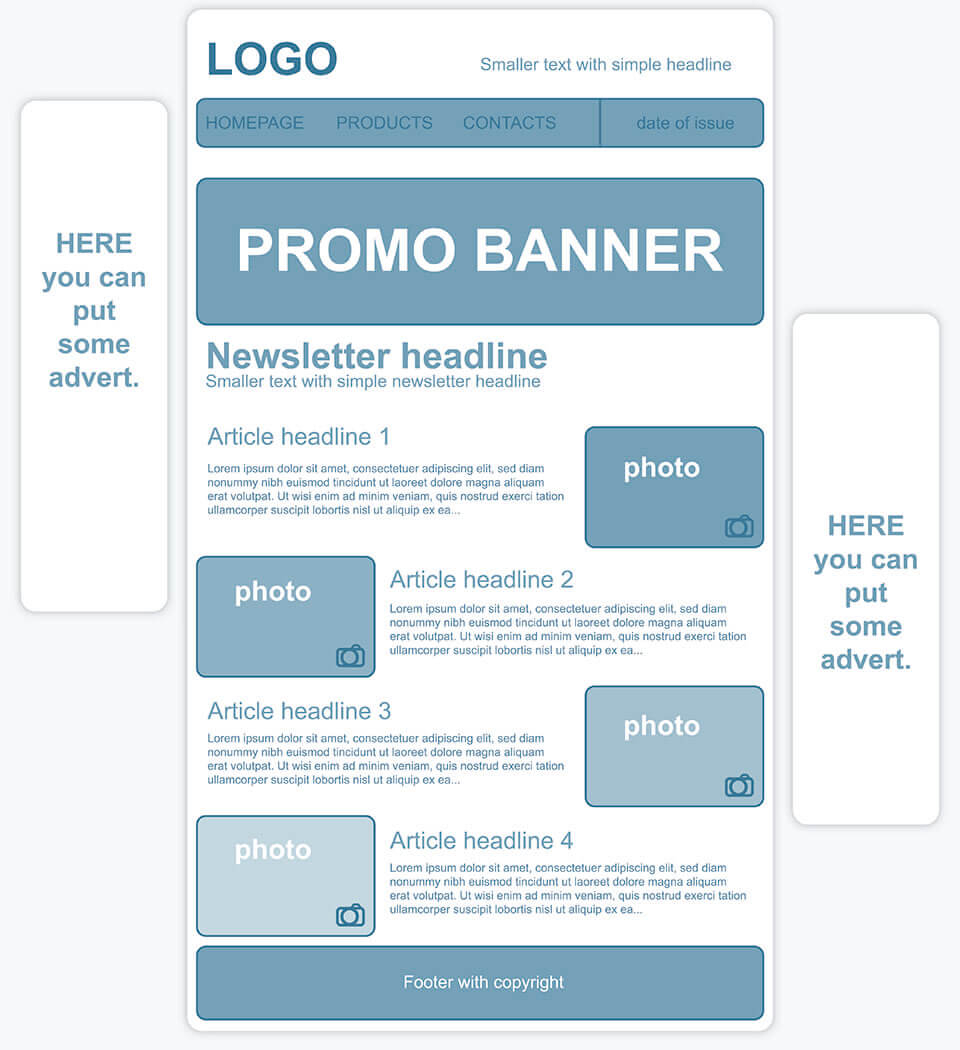 Creating A Personalized Newsletter Template – Ionos In How To Create A Newsletter Template