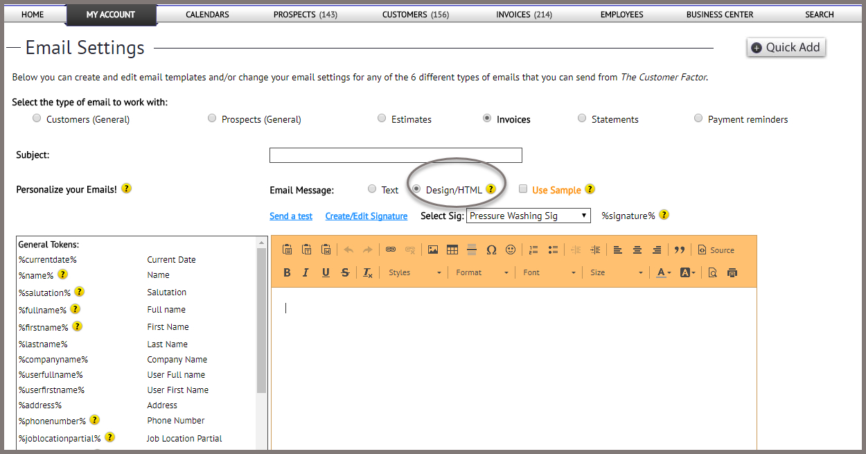 Creating An Invoice Email Template – The Customer Factor In Invoice Email Template Html