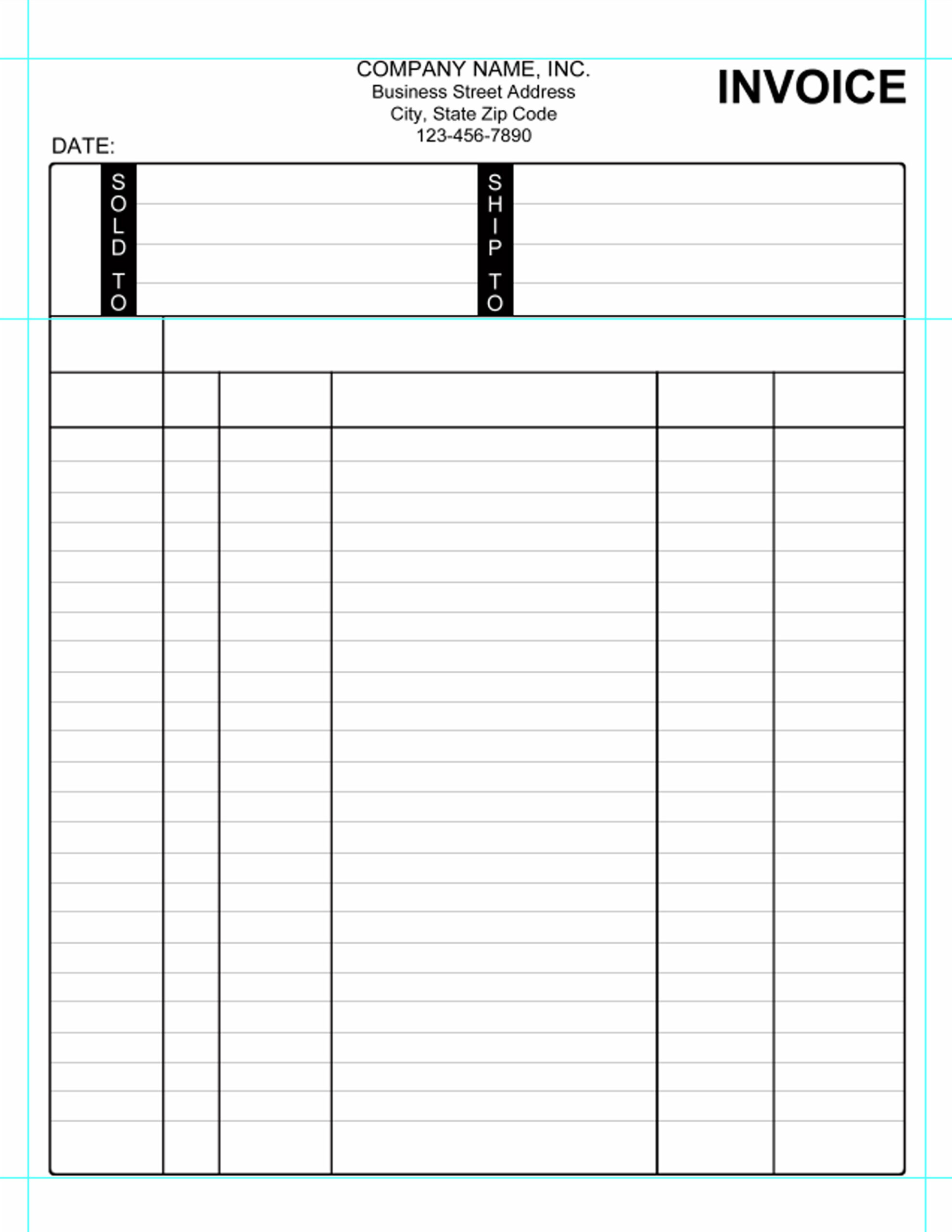 Creating Invoice Template Using Adobe Photoshop Regarding How To Create A Book Template In Word