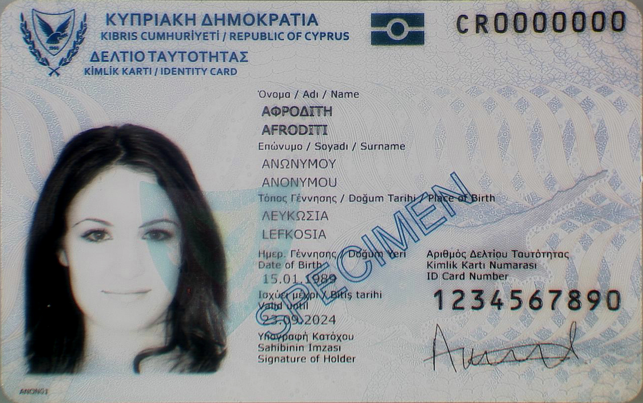 Cypriot Identity Card – Wikipedia In Georgia Id Card Template