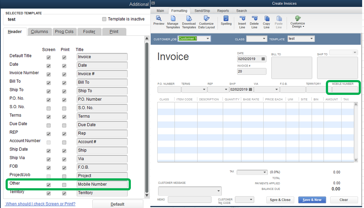 Data Fields For Templates – Quickbooks Community Throughout How To Change Invoice Template In Quickbooks