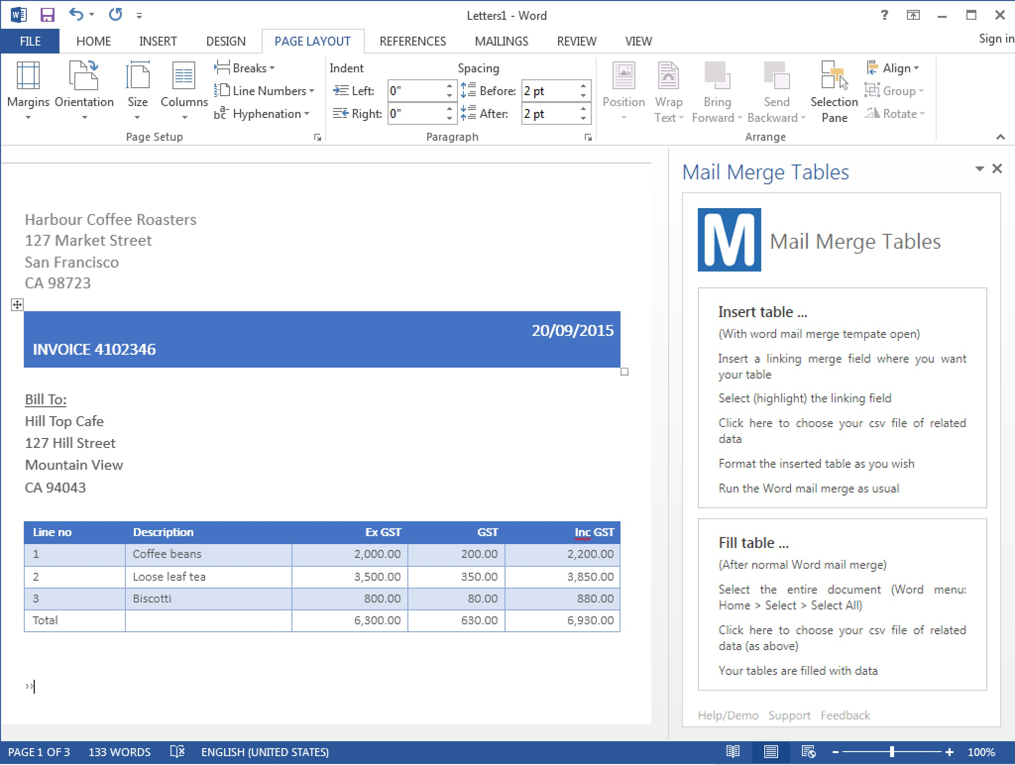 Datasmith – Mail Merge Tables With How To Create A Mail Merge Template In Word 2010