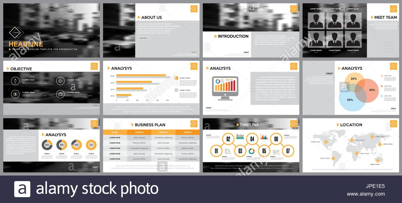 Design Element Of Infographics For Presentations Templates For Keynote Brochure Template