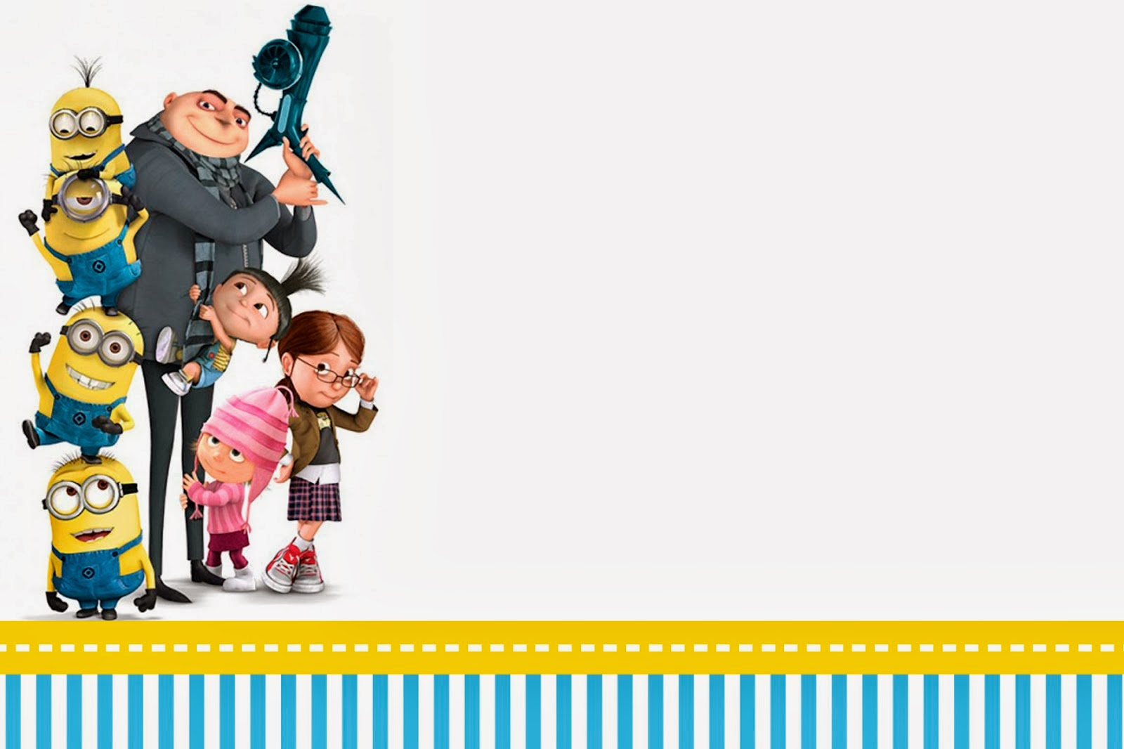 Despicable Me: Invitations And Party Free Printables. – Oh Intended For Minion Card Template