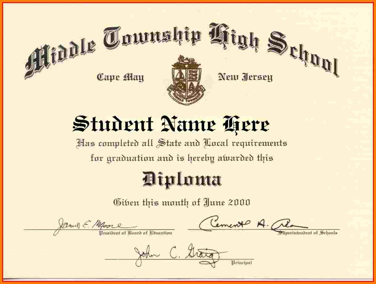 Diploma Template Download – Colona.rsd7 With Regard To Ged Certificate Template Download