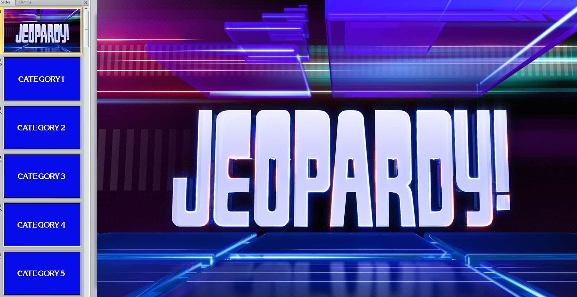 Double Jeopardy Game Template – Firuse.rsd7 With Jeopardy Powerpoint Template With Sound
