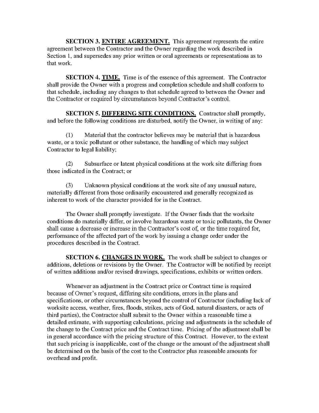 Download Home Improvement Contract Style 19 Template For Regarding Home Improvement Contract Template