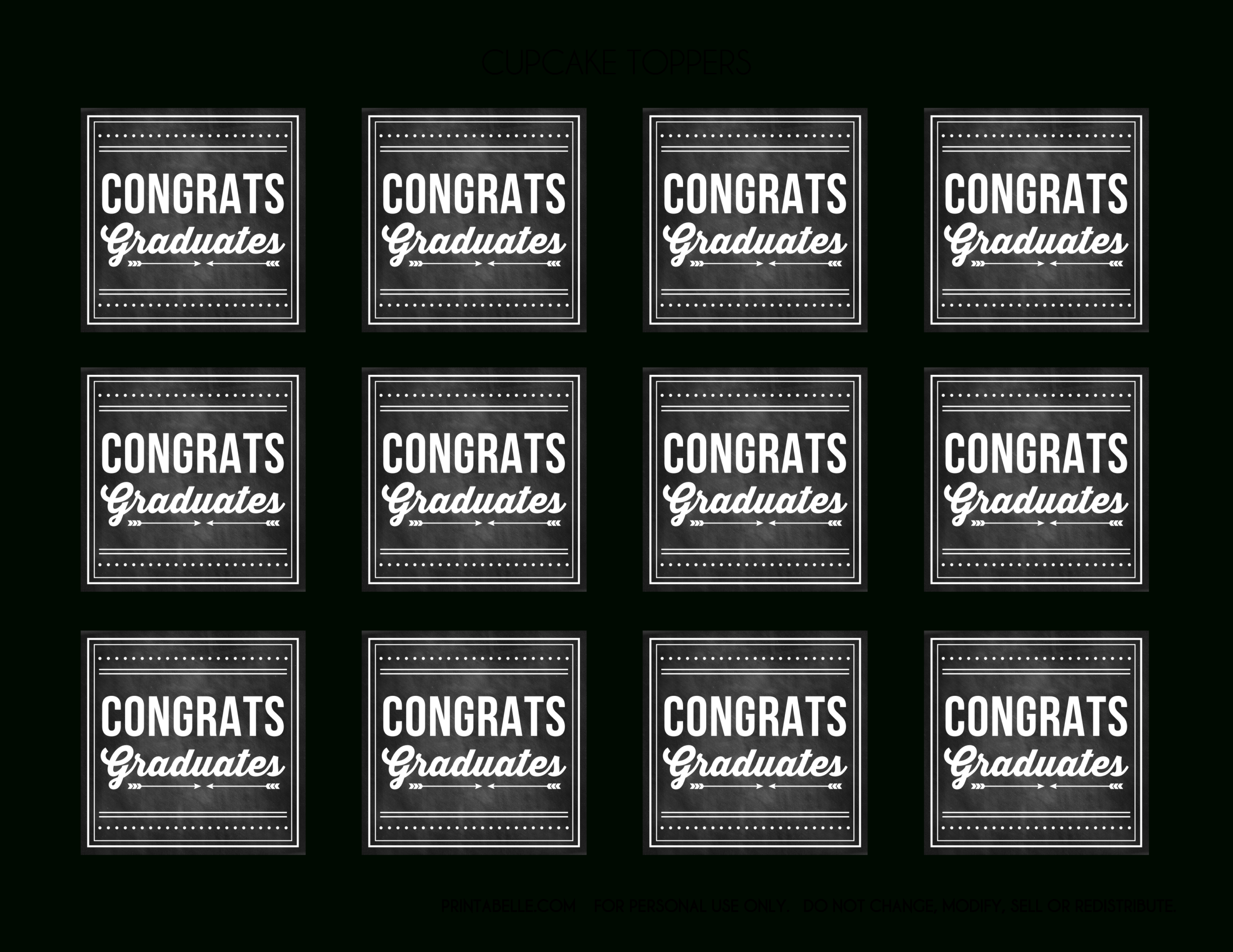 Download These Free Graduation Chalkboard Party Printables Regarding Graduation Labels Template Free