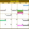 √ Free Editable Monthly Schedule Template Excel | Templateral For Monthly Meeting Calendar Template