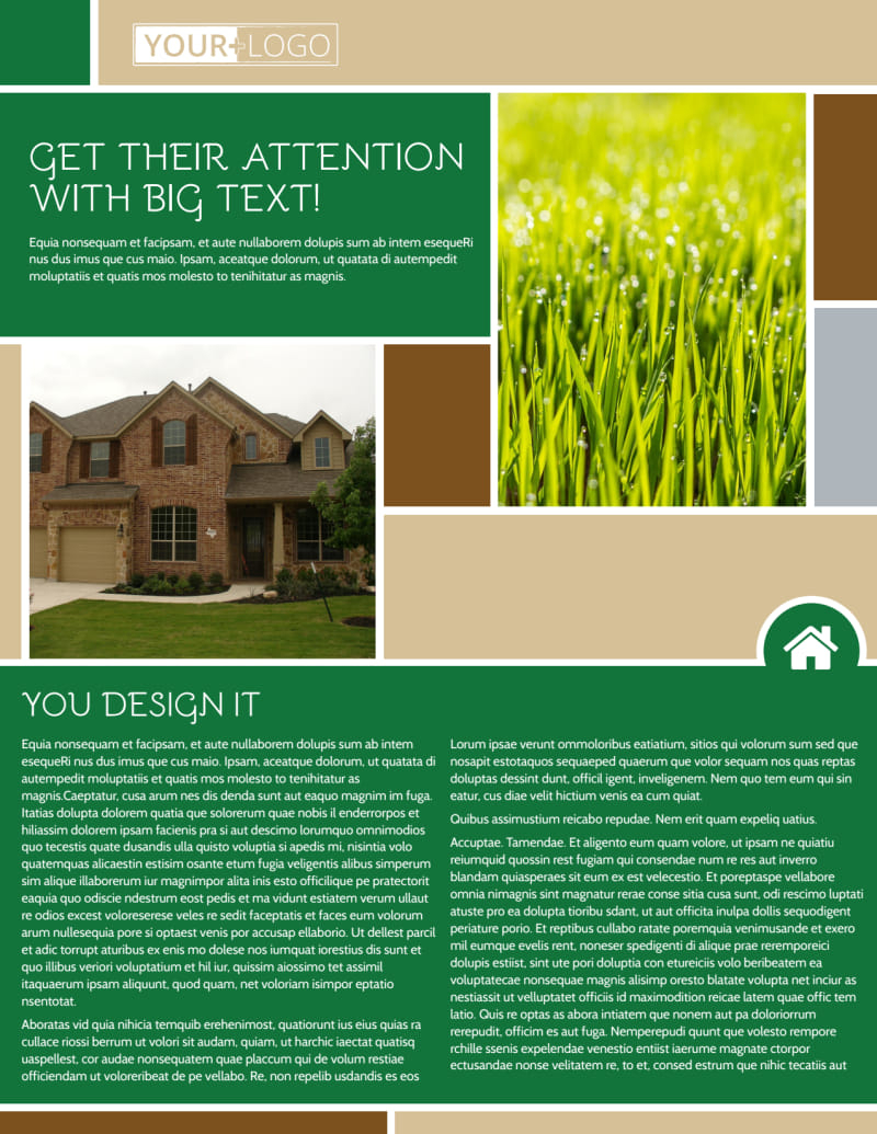 Elite Lawn Care Flyer Template With Regard To Landscaping Flyer Templates