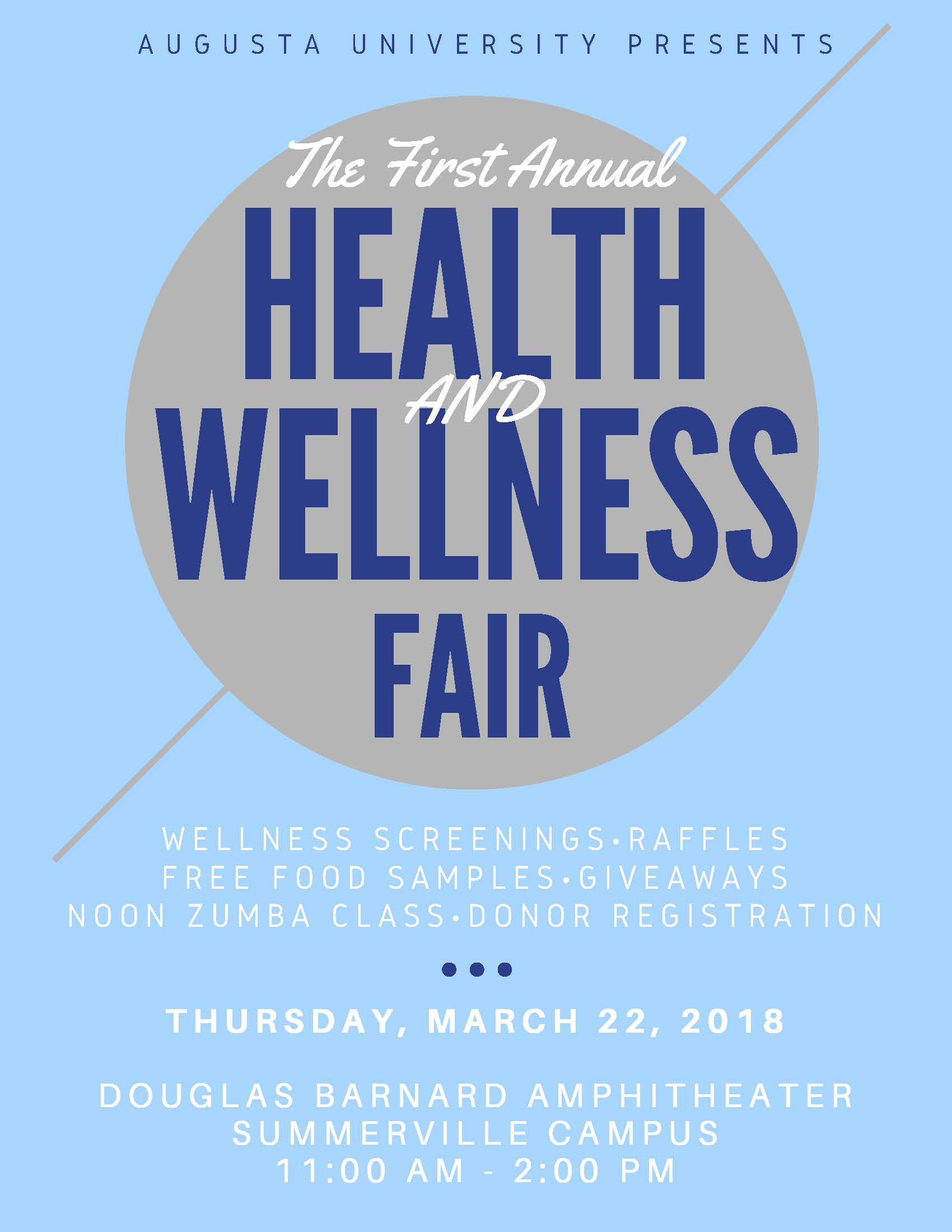 Event Calendar – Health And Wellness Fair In Health Fair Flyer Templates Free