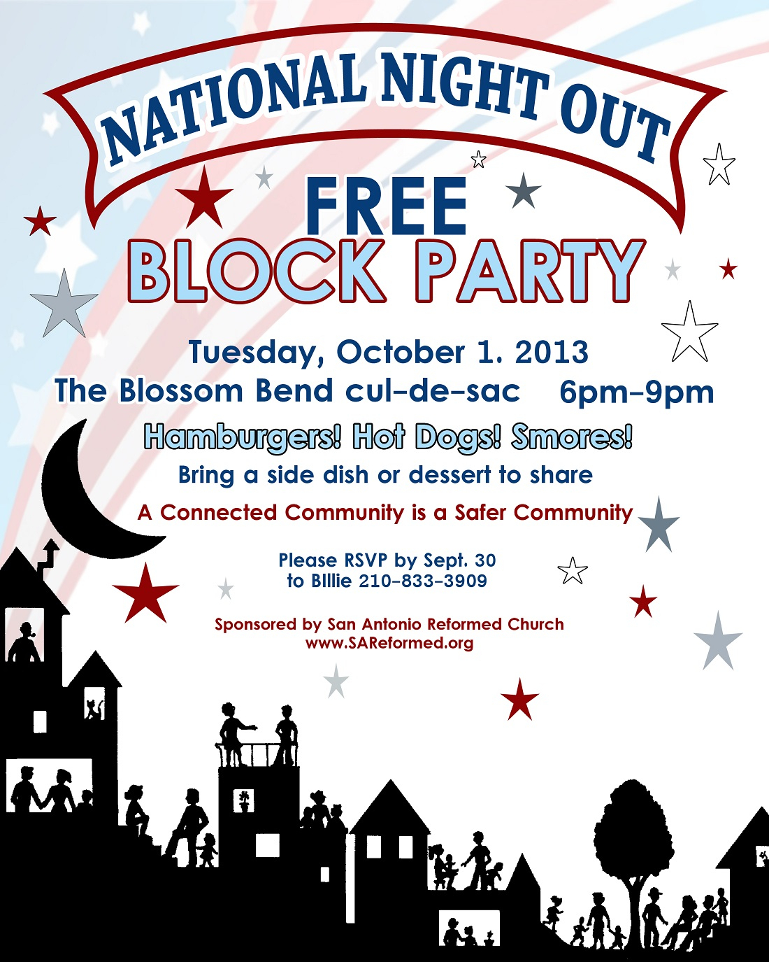 Event Poster – Throw It Wide Within National Night Out Flyer Template