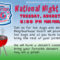Event Reminder: Nw National Night Out | Waterleaf Falls Inside National Night Out Flyer Template