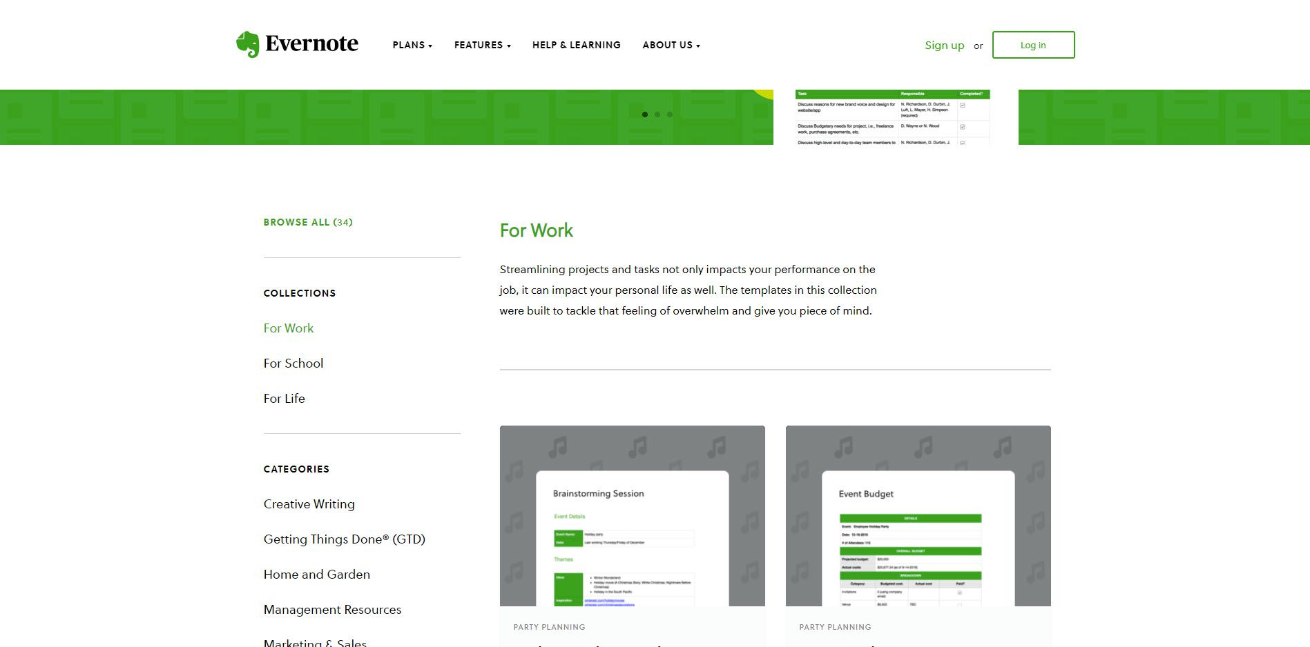 Evernote Calendars, Templates, And Tools For Productivity Within Note Template Evernote