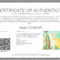 Everything You Need To Know About Coa + Certificate Of Inside Letter Of Authenticity Template