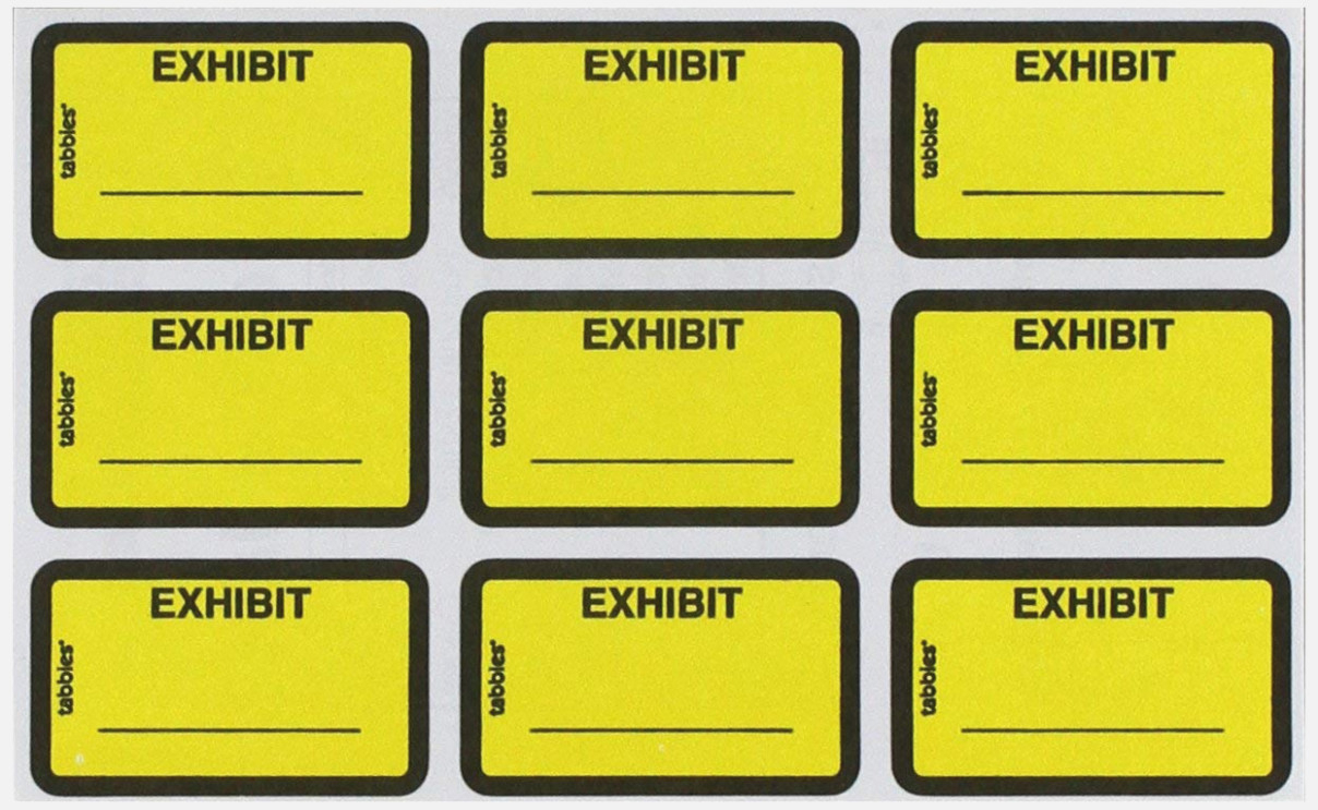 Exhibit Stickers Office Depot In Office Depot Labels Template