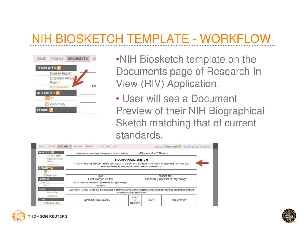 Faculty Activity Information Reporting System – Ppt Download Regarding Nih Biosketch Template Word