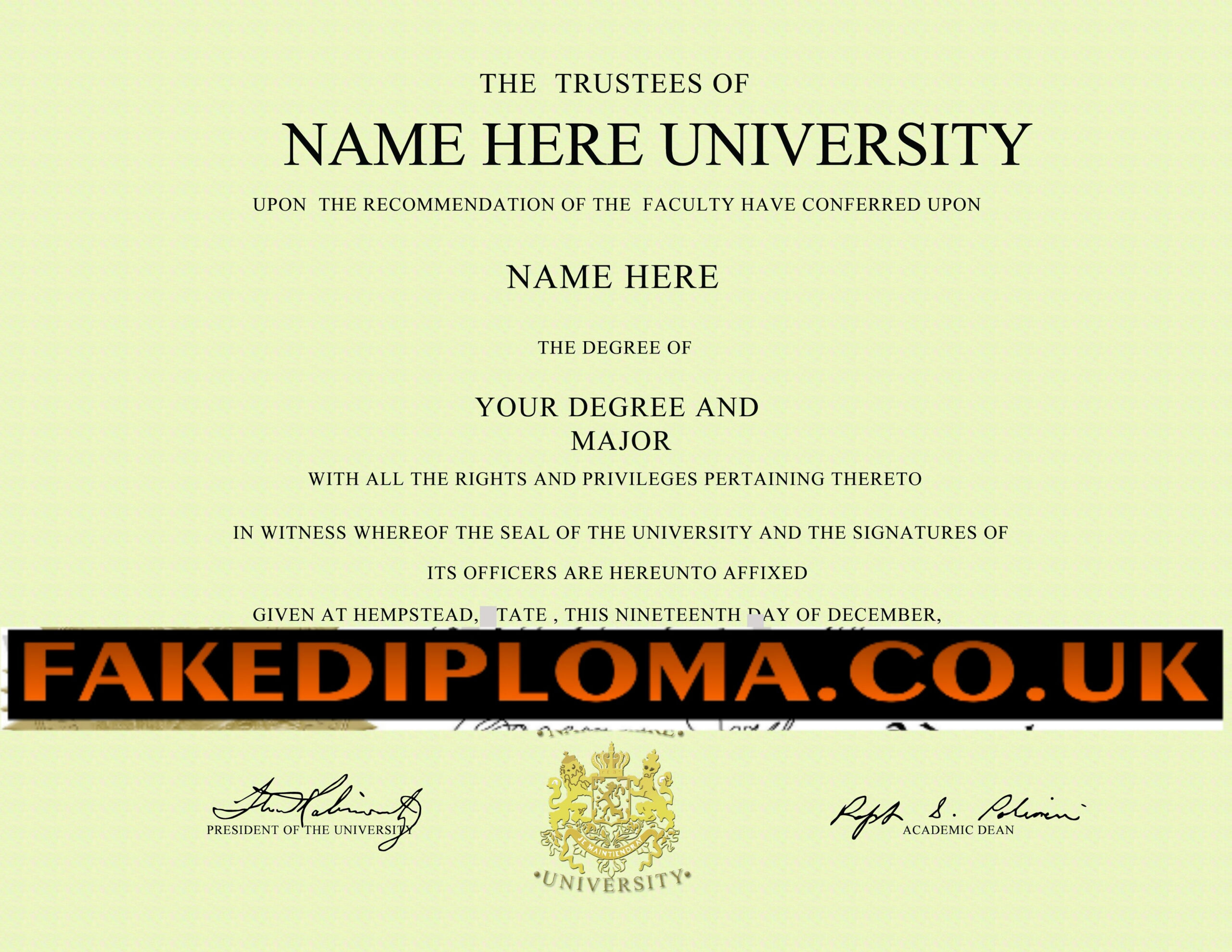 Fake College Certificates – Colona.rsd7 With Novelty Birth Certificate Template