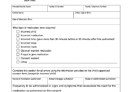 Form Medication Error - Fill Online, Printable, Fillable pertaining to Medication Incident Report Form Template