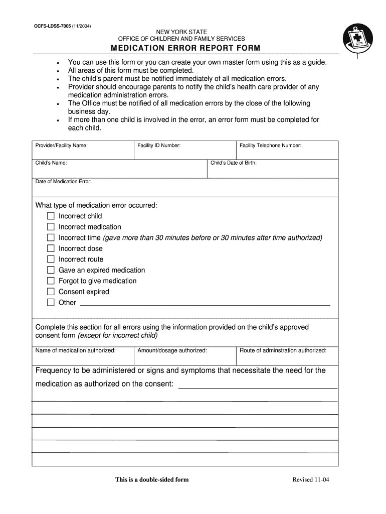 Form Medication Error - Fill Online, Printable, Fillable Pertaining To Medication Incident Report Form Template