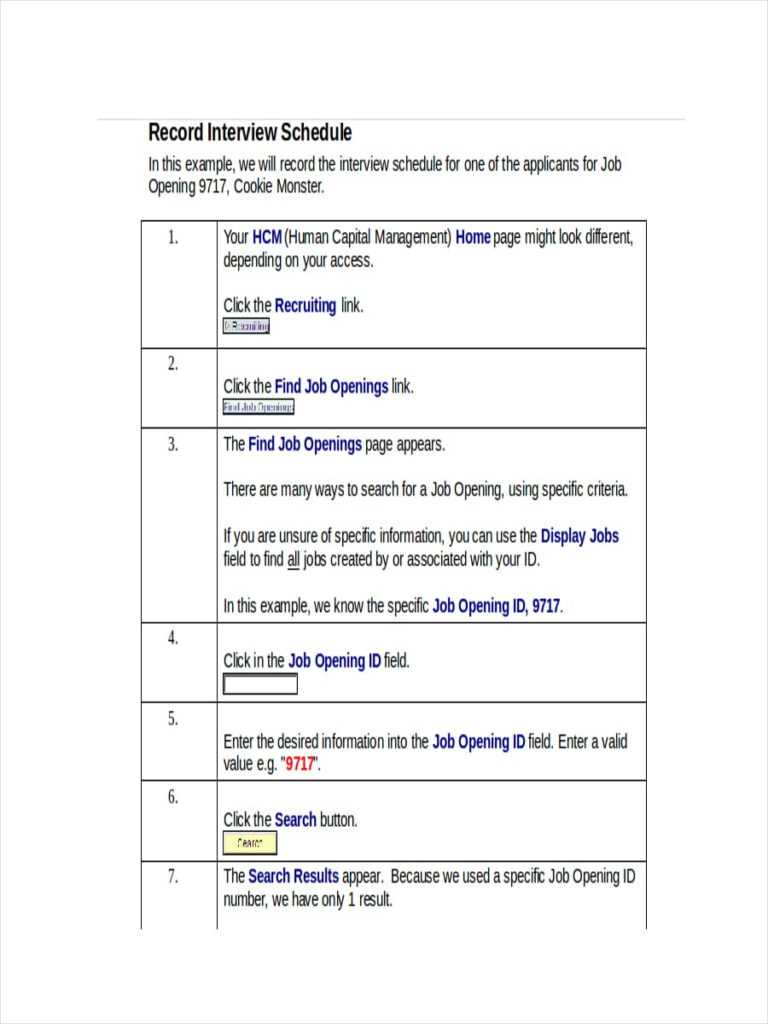 Free 17 Interview Schedule Examples Samples In Pdf Doc Within