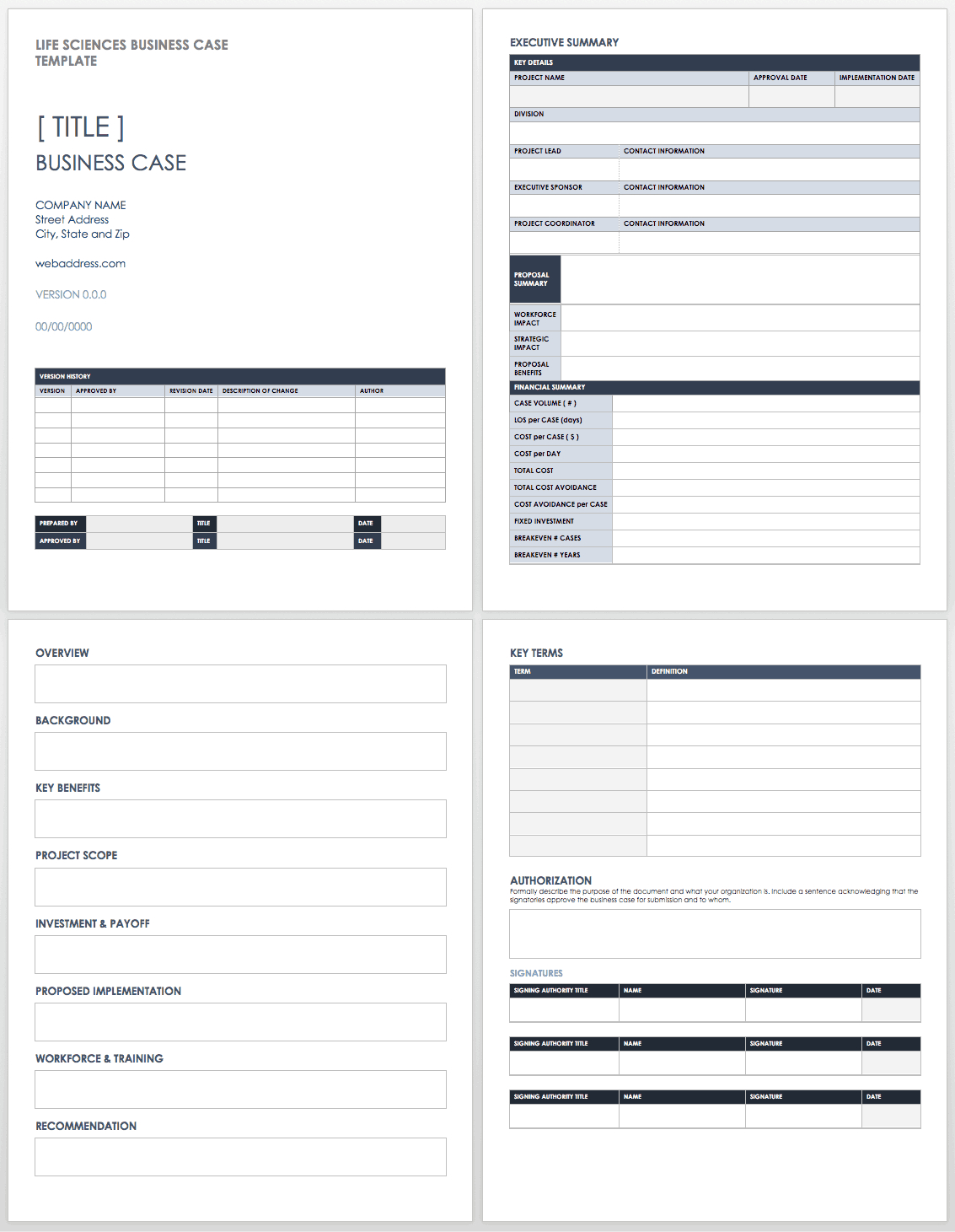 Free Business Case Templates | Smartsheet In How To Create A Business Case Template
