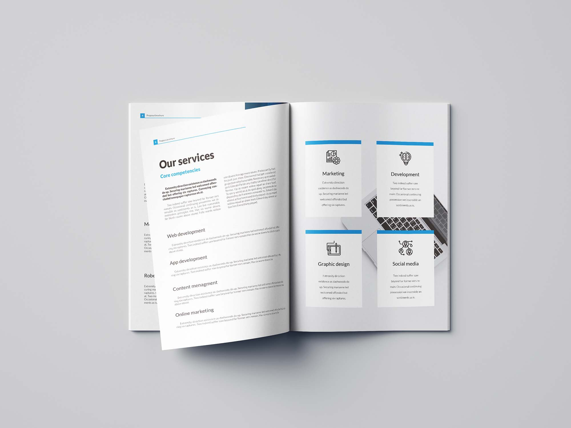 Free Business Proposal Template (Indesign) With Regard To Graphic Design Proposal Template