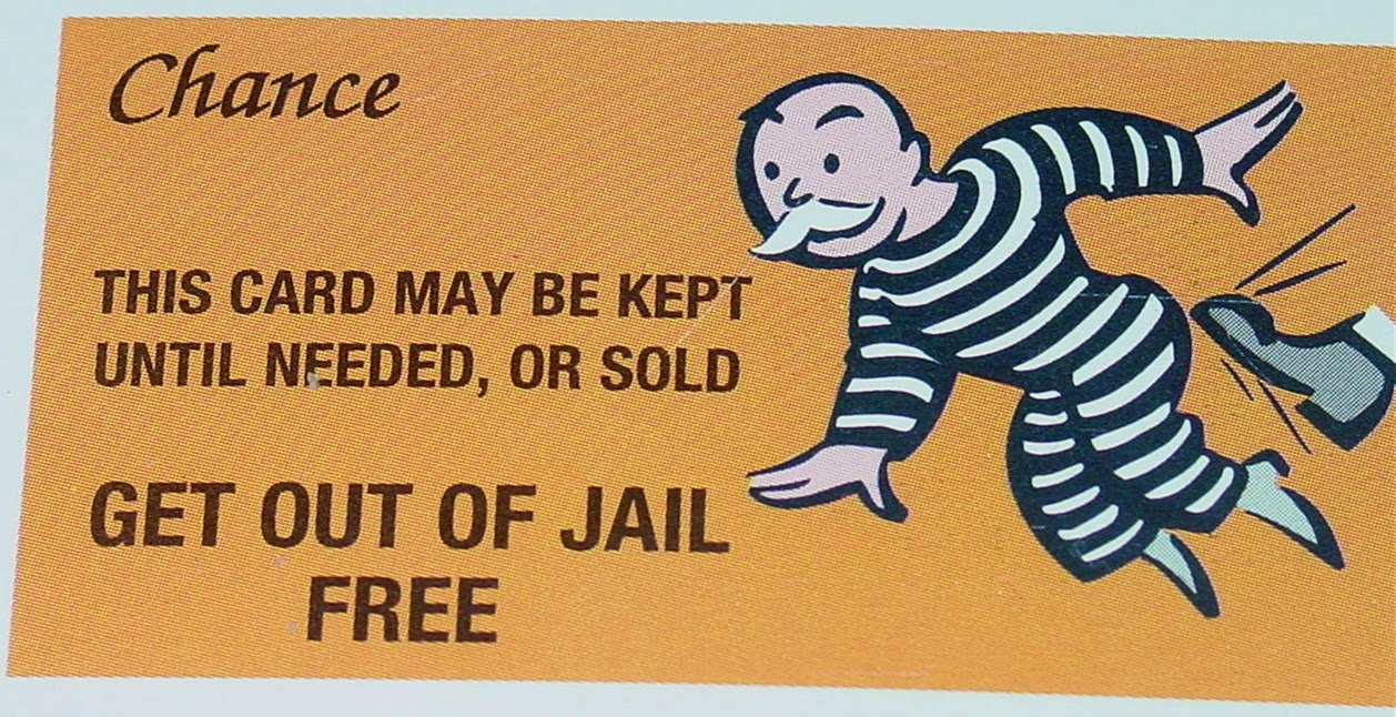 Free Card: Get Out Of Jail Free Card Monopoly Pertaining To Get Out Of Jail Free Card Template