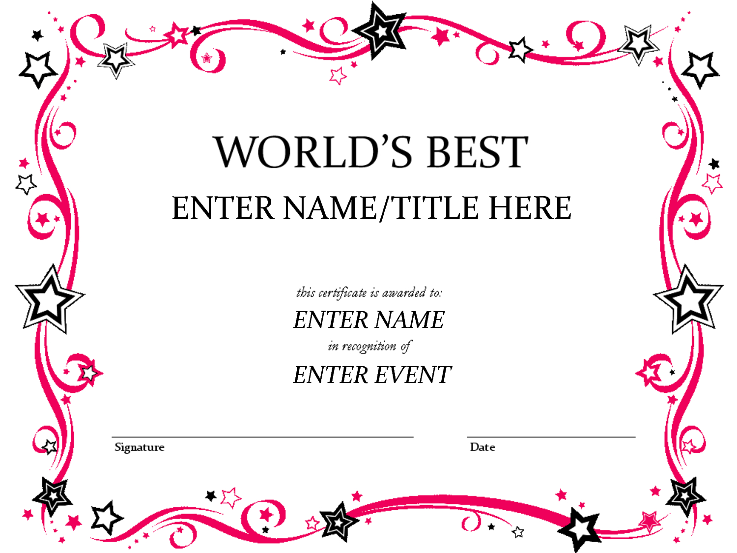 Free Certificate Template, Download Free Clip Art, Free Clip With Microsoft Word Award Certificate Template