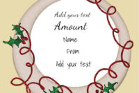 Free Christmas Gift Certificate Template | Customize Online with regard to Homemade Christmas Gift Certificates Templates