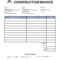 Free Construction Invoice Template – Word | Pdf | Eforms Intended For Itemized Invoice Template
