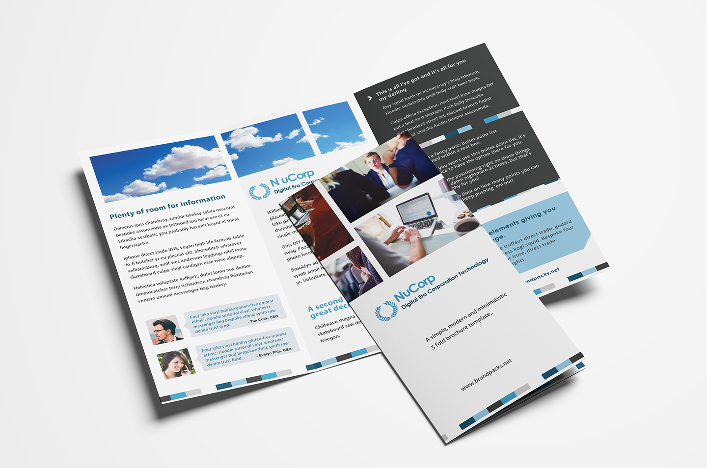 Free Corporate Trifold Brochure Template In Psd, Ai & Vector With Regard To Good Brochure Templates