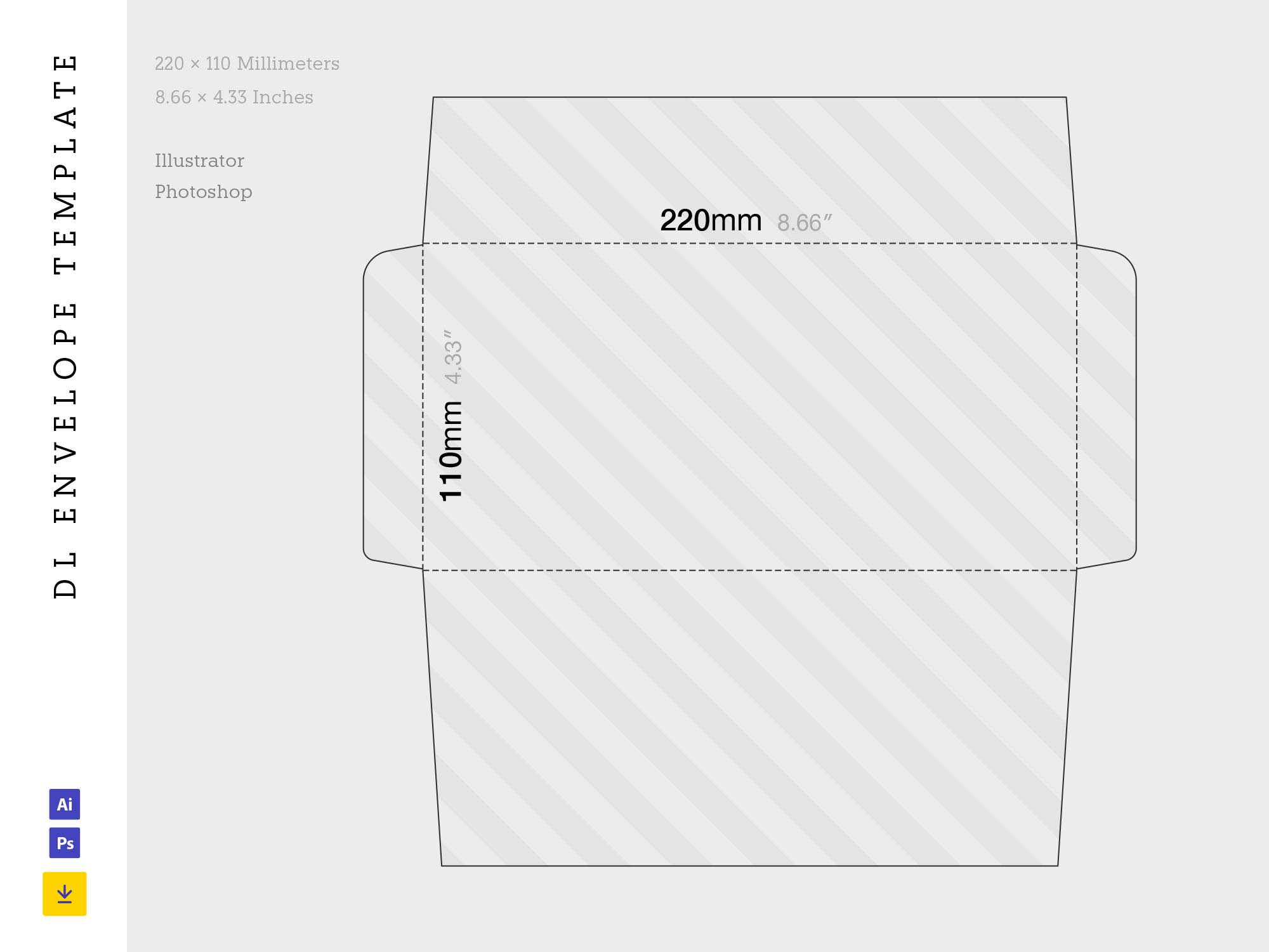 Free Dl Envelope Template With Number 10 Envelope Template