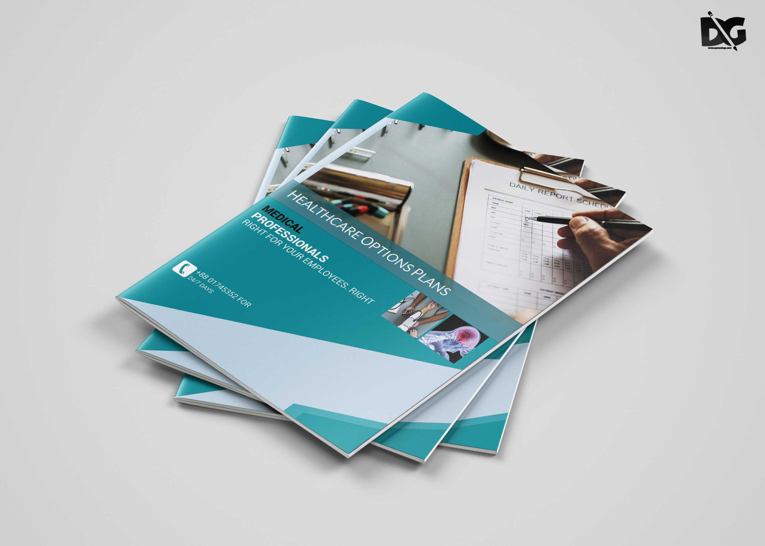 Free Download Health Care A4 Brochure Template | Free Psd Mockup Regarding Healthcare Brochure Templates Free Download