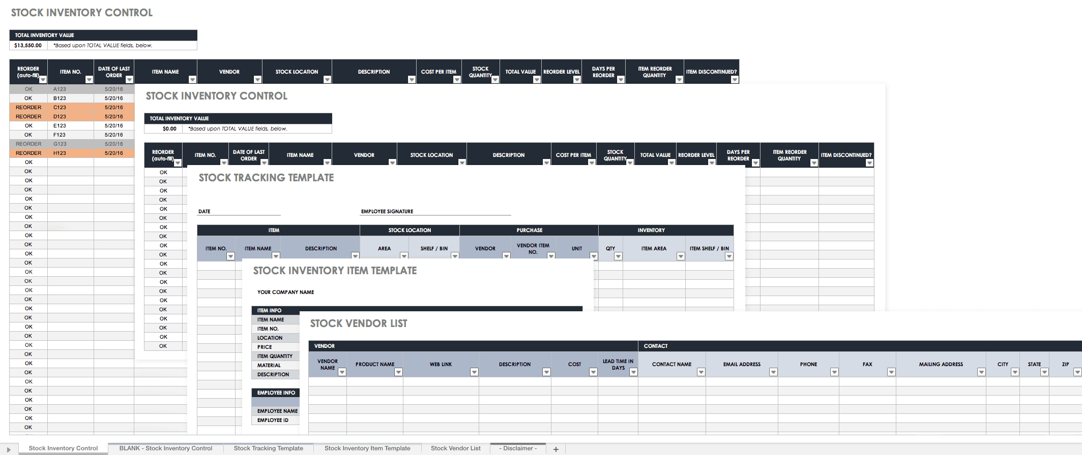 Free Excel Inventory Templates: Create & Manage | Smartsheet Inside Insurance Inventory List Template
