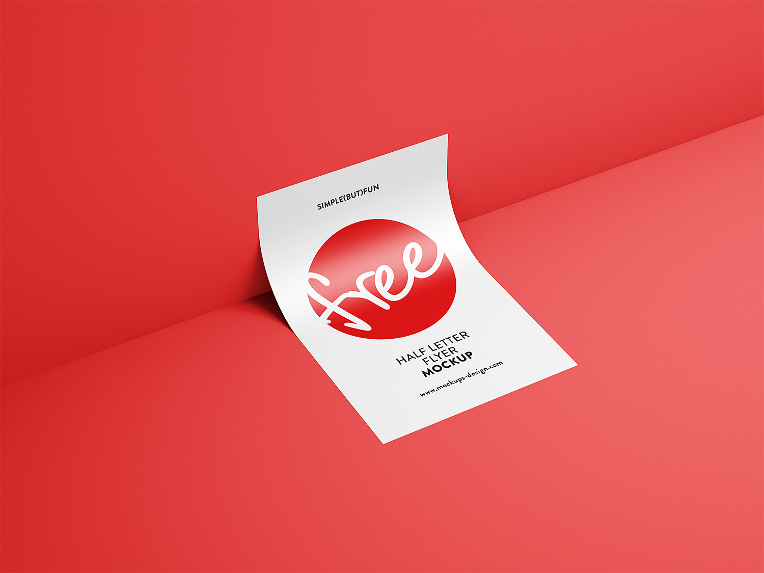 Free Half Page Flyer Mockup | Free Mockup In Half Page Flyer Template