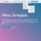Free Html Bootstrap 4 Menu Template Pertaining To Horizontal Menu Templates Free Download