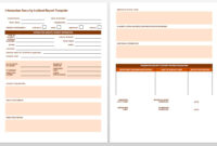 Free Incident Report Templates &amp; Forms | Smartsheet with Incident Report Template Microsoft