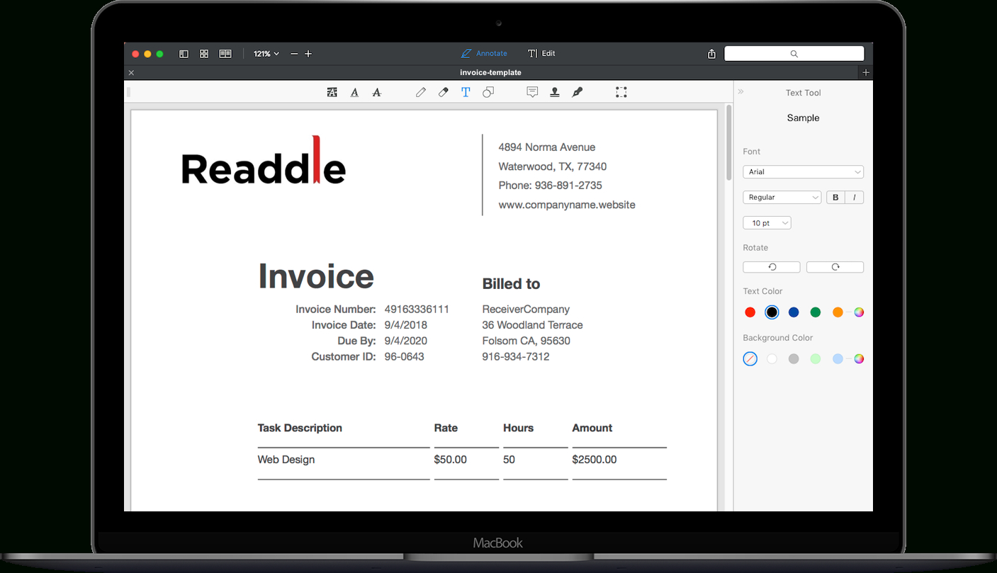 Free Invoice Templates | Download Invoice Templates In Pdf For Ipad Invoice Template