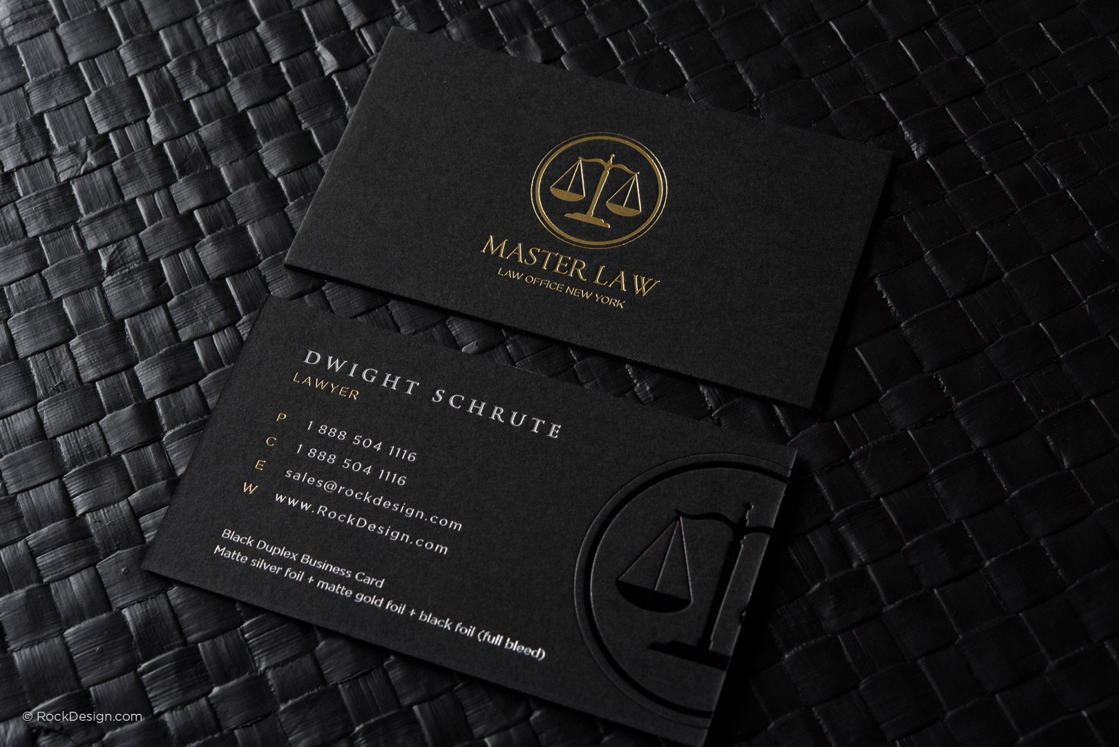 Free Lawyer Business Card Template | Rockdesign With Regard To Lawyer Business Cards Templates