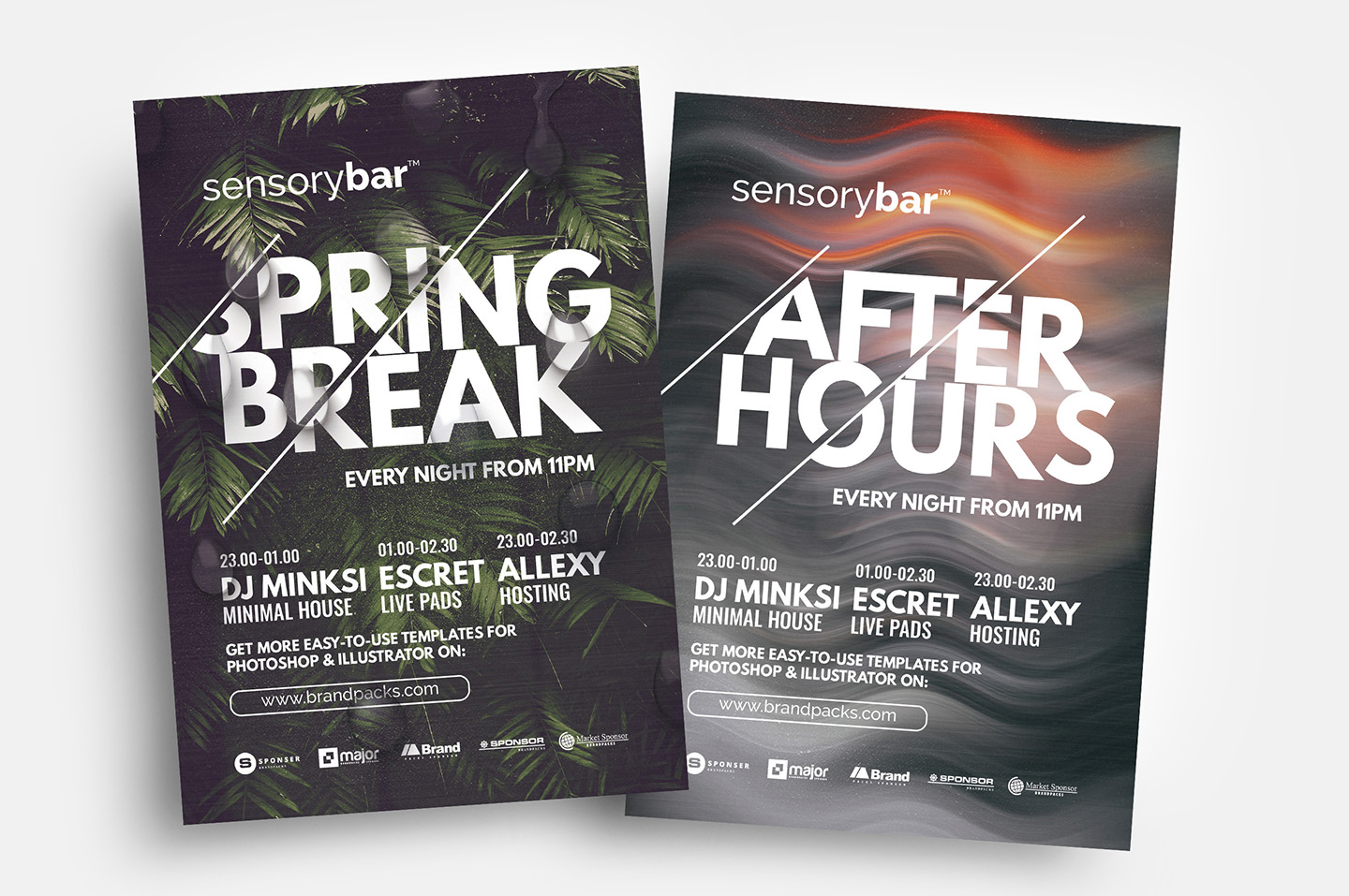 Free Nightclub Flyer Template – Psd, Ai & Vector – Brandpacks Throughout Graphic Design Flyer Templates Free