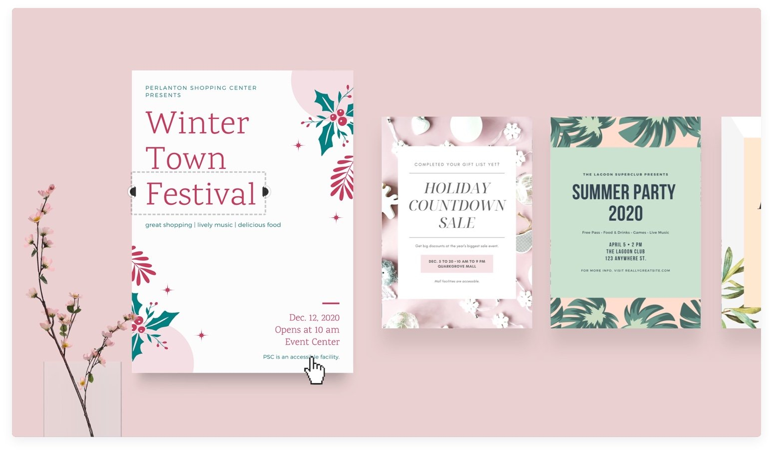 Free Online Flyer Maker: Design Custom Flyers With Canva In Nice Flyer Templates