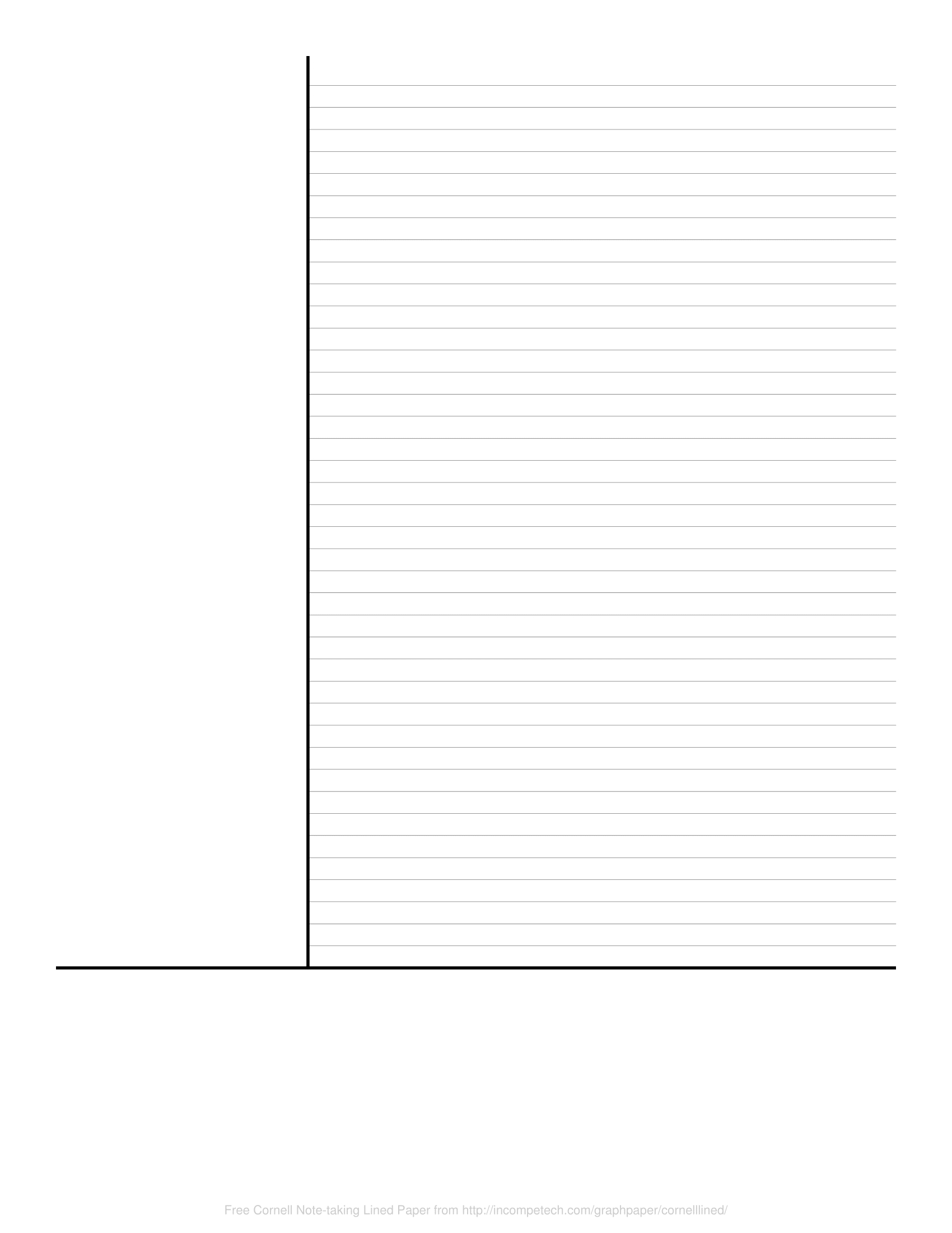 Free Online Graph Paper / Cornell Note Taking Lined With Regard To Note Taking Template Pdf