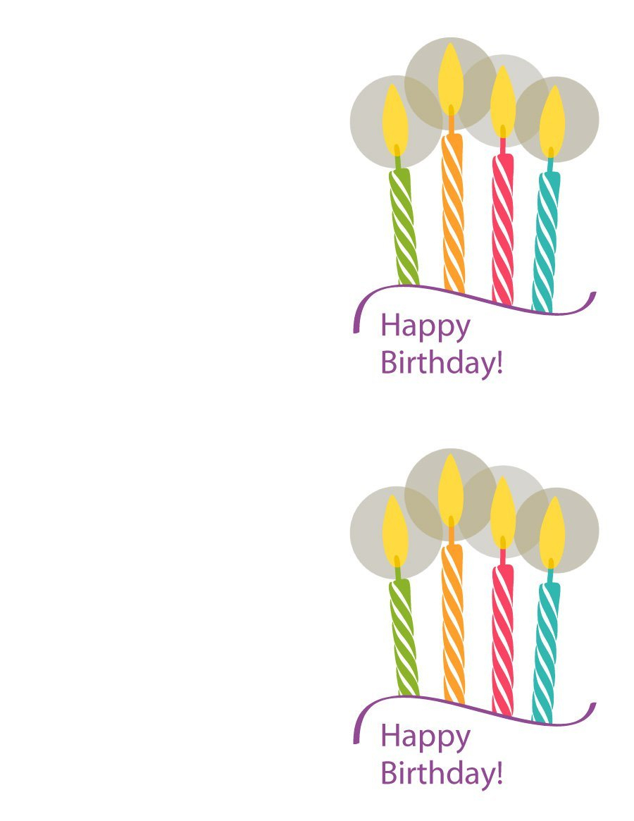 Free Printable Birthday Card Templates – Colona.rsd7 In Mom Birthday Card Template
