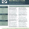 Free Printable Newsletter Templates & Examples | Lucidpress Throughout Newletter Templates