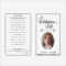 Free Printable Template For Funeral Program – Templates Throughout Memorial Brochure Template
