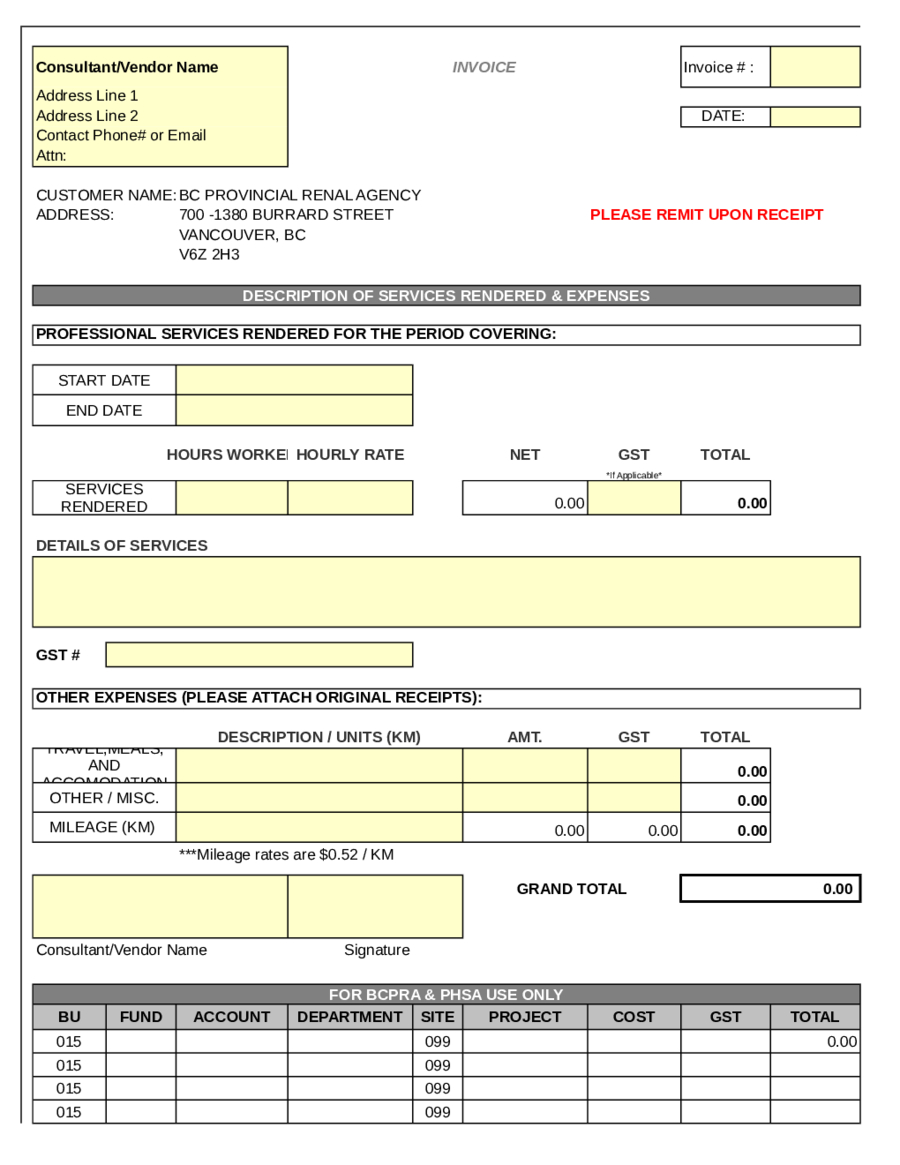 Free Proforma Invoice Template – Edit, Fill, Sign Online Throughout House Cleaning Invoice Template Free