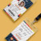 Free Psd : Creative Office Identity Card Template Psd On Behance intended for Id Card Design Template Psd Free Download