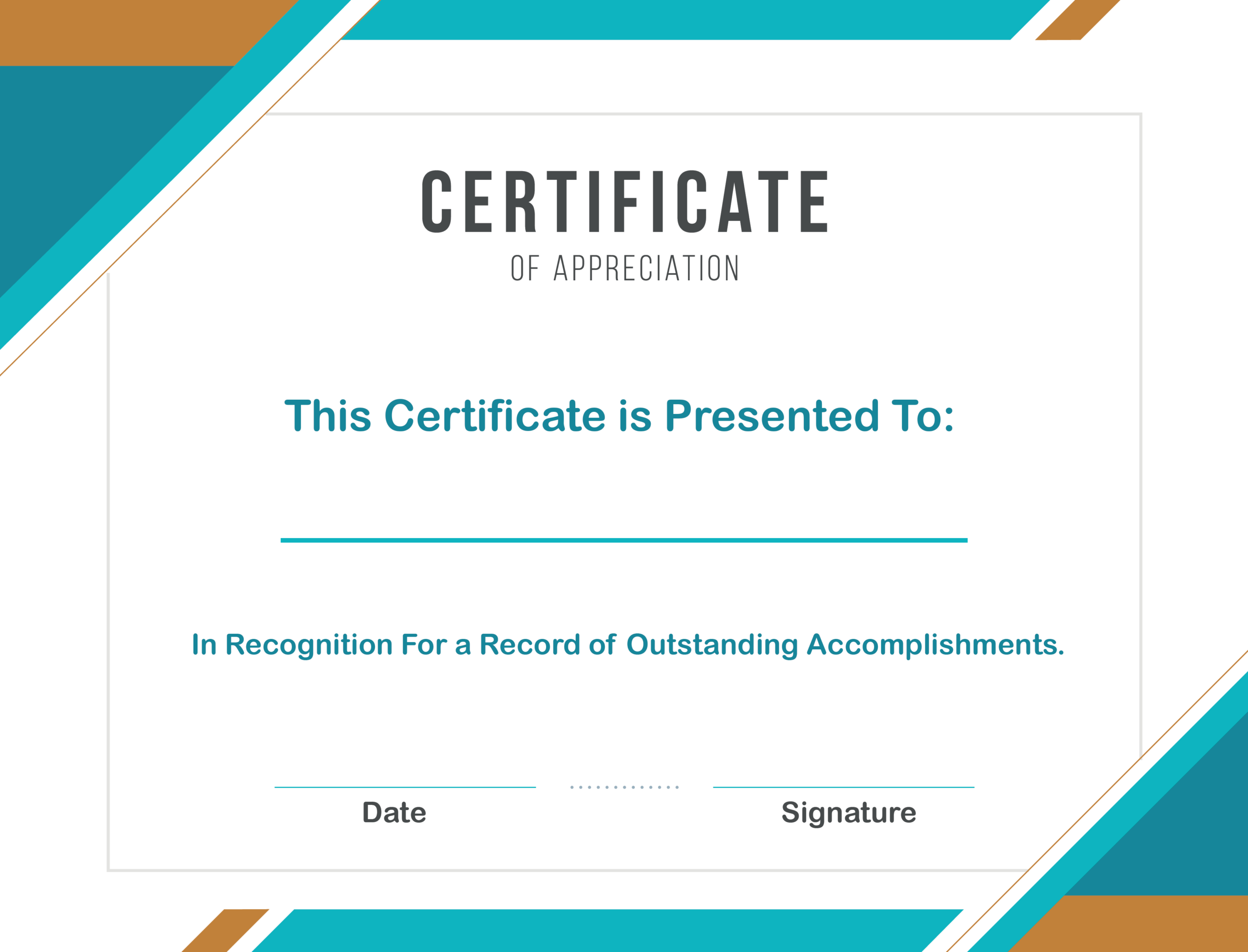 Free Sample Format Of Certificate Of Appreciation Template Throughout In Appreciation Certificate Templates