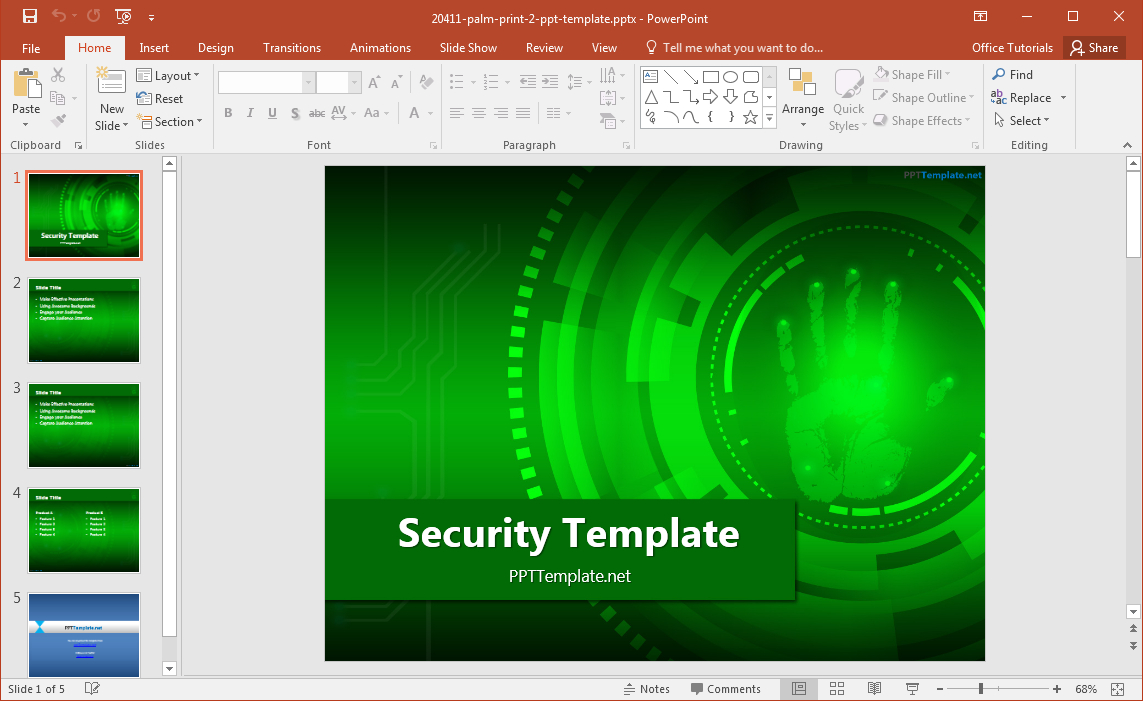 Free Security Powerpoint Template Inside Multimedia Powerpoint Templates